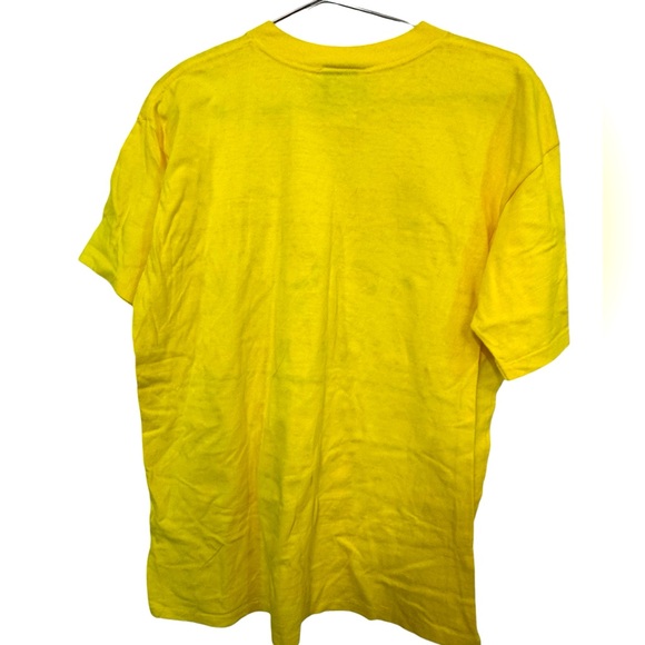 Vintage Eyes On California 90s Yellow OS Women’s Beach Retro T-Shirt MINTY RARE - Picture 2 of 6